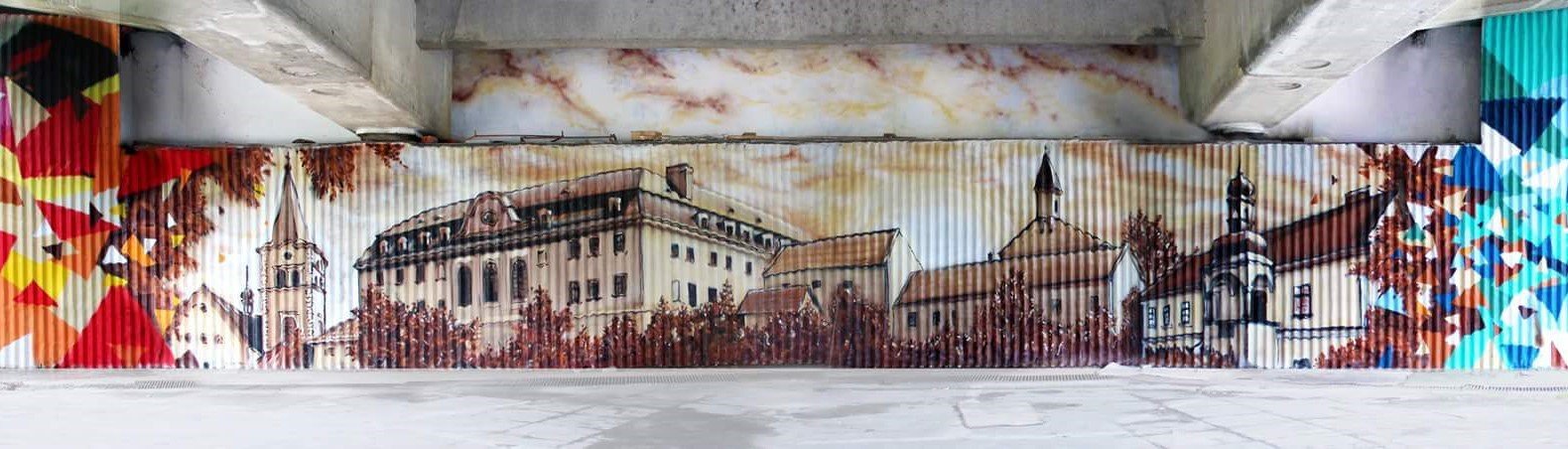 Ve Valašském Meziříčí umělci zkrášlí 240 metrů dlouhou zeď!